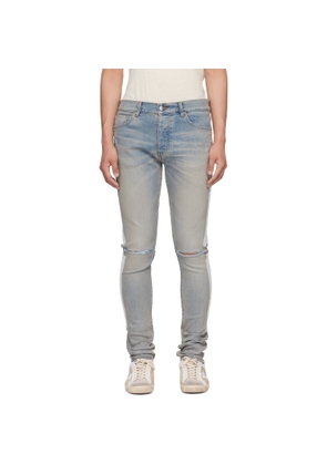 AMIRI Blue Bones Slash Jeans