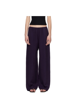 LESET Purple Kim Pocket Trousers
