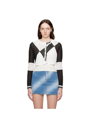 Kijun Black & White Mono Cardigan