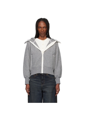 Canada Goose Gray 'White Label' Chilliwack Bomber Jacket