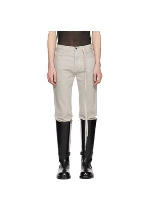 Ann Demeulemeester Beige Govaart Jeans