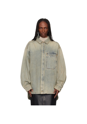 Entire Studios Blue Herculean Denim Shirt
