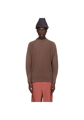 HOMME PLISSÉ ISSEY MIYAKE Brown Monthly Color November T-shirt
