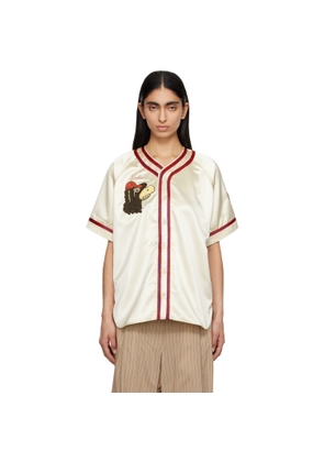 Bode Off-White Redtail Baseball Shirt
