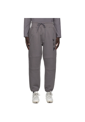 Y-3 Gray Cuffed Track Pants