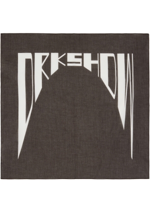 Rick Owens DRKSHDW Gray Concordians Cotton Bandana