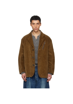 NEEDLES Tan Zipped Travel Blazer