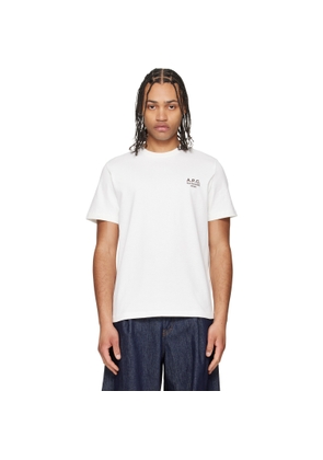 A.P.C. White Standard 'Rue Madame' T-shirt