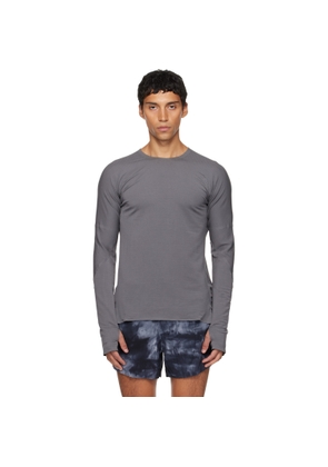 Y-3 Gray Running Long Sleeve T-shirt