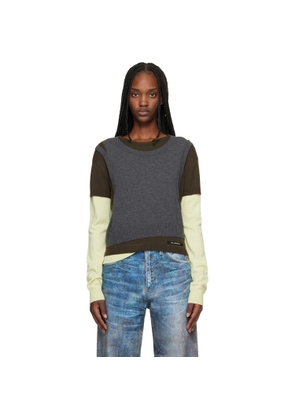 Andersson Bell Multicolor Tres Over Layered Sweater