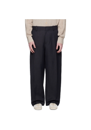 Studio Nicholson Navy Fume Trousers