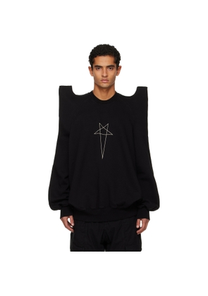 Rick Owens DRKSHDW Black Concordians Tecsweat Sweatshirt