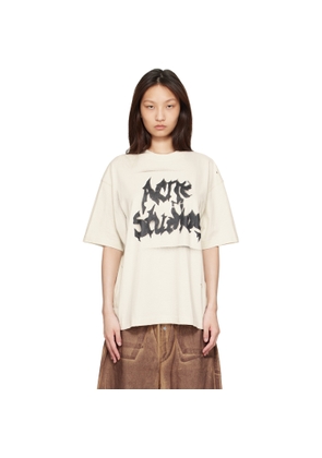 Acne Studios Off-White Gothic Logo T-shirt