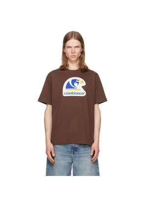 Casablanca Brown Applique Classic T-shirt