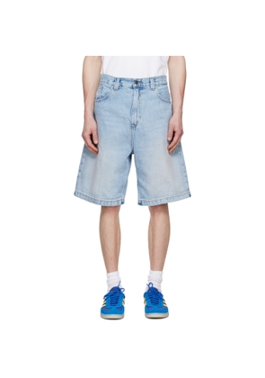 Carhartt Work In Progress Blue Brandon Denim Shorts