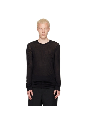 Rick Owens Black Tower Basic LS T-shirt