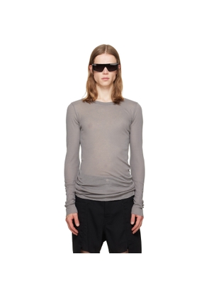 Rick Owens Gray Tower Rib LS T-shirt