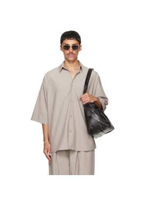 Fear of God ESSENTIALS Gray Button Up Shirt
