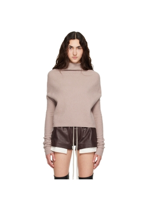 Rick Owens Pink Tower LS Crater Sweater