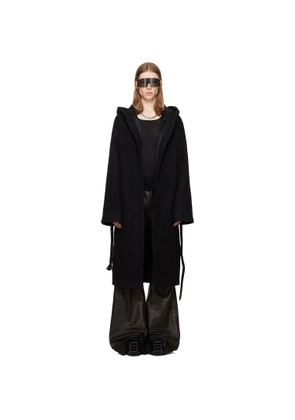 Rick Owens Black Tower Coat