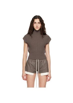 Rick Owens Gray Tower SL Turtleneck