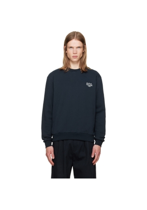 A.P.C. Navy Standard 'Rue Madame' Sweatshirt