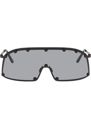 Rick Owens Black Shielding Sunglasses