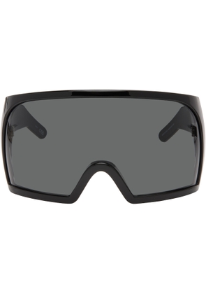 Rick Owens Black Kriester Shiny Sunglasses