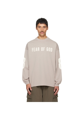Fear of God ESSENTIALS Gray Merch Long Sleeve T-shirt
