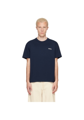 A.P.C. Navy Boxy Petit 'VPC' T-shirt