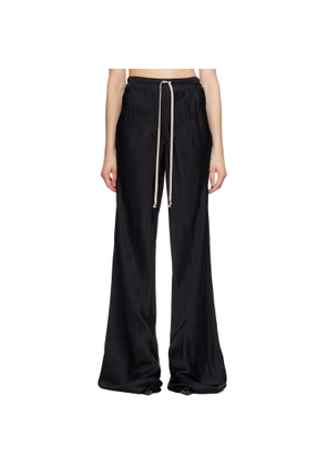 Rick Owens Black Tower Drawstring Bias Trousers