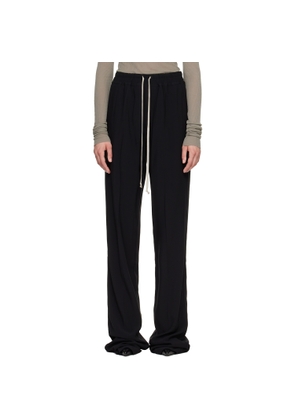 Rick Owens Black Tower Dietrich Drawstring Lounge Pants