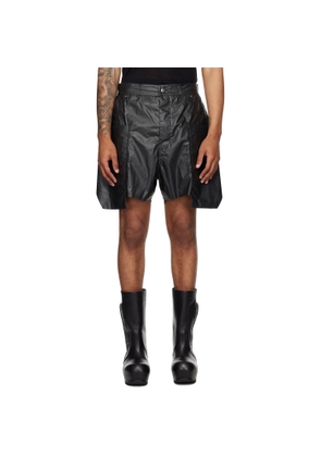 Rick Owens Black Concordians Stefan Cargo Shorts