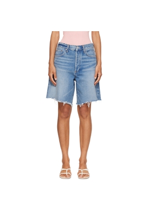 AGOLDE Blue Indra Denim Shorts