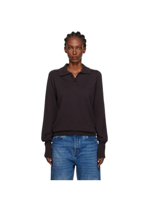 Studio Nicholson Brown Sark Polo