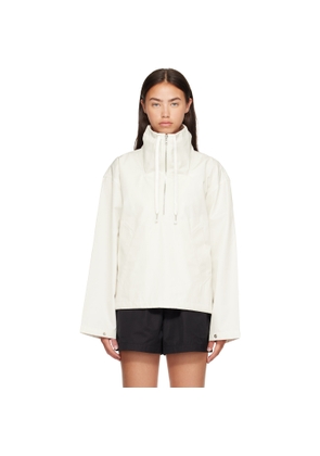 AGOLDE White Lydia Popover Anorak