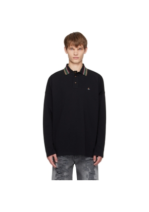 Vivienne Westwood Black LS Oversized Polo
