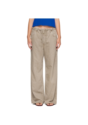 AGOLDE Beige Shaw Jeans