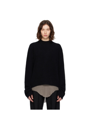 Rick Owens Black Concordians Tommy LS Sweater