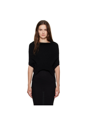 Rick Owens Black Concordians SL Shroud Sweater