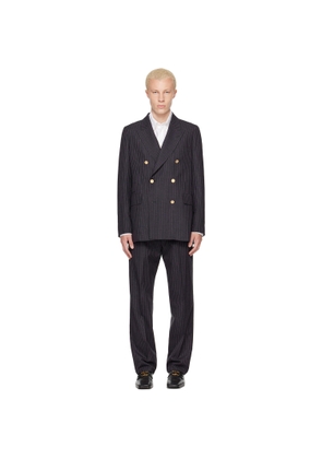 Paul Smith Brown Double-Breasted Suit