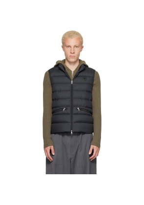 Moncler Black Treompan Down Vest
