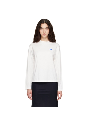 Jil Sander White Cotton Crew-Neck T-shirt