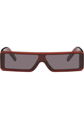 Rick Owens Burgundy Tower Gethshades Sunglasses