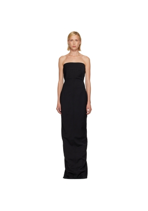 Rick Owens Black Tower Bustier Maxi Dress
