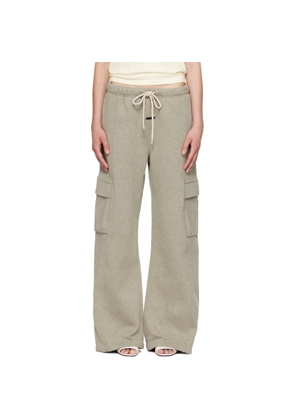Fear of God ESSENTIALS Gray Cargo Relaxed Sweatpants