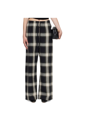 Fear of God ESSENTIALS Black & White Flannel Lounge Pants