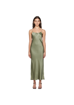 ANINE BING Green Chloe Maxi Dress