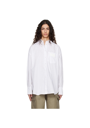 REMAIN Birger Christensen White Pleated Shirt
