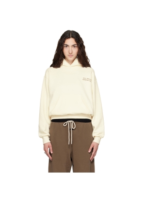 Fear of God ESSENTIALS Off-White 90s Fleece Hoodie